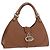 Borsa GUCCI G Jackie in pelle Taurillon Clemence Marrone Oro 130995 Auth am12624M D'oro