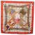Hermès HERMES Carre 90 Pañuelo de Seda "LE CARNAVAL DE VENISE" Red Auth ki6857 Roja - vista 12