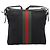 GUCCI Web Sherry Line Schultertasche Canvas Black Silver 387111 Auth 204729A Schwarz Silber - Ansicht 2