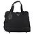 Sac Boston PRADA Nylon Noir Argent Auth 201310 Argenté