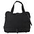 Sac Boston PRADA Nylon Noir Argent Auth 201310 Argenté - vue 2