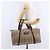 Sac Boston Burberrys Nova Check Canvas Beige Gold Auth 204367 Doré - vue 27