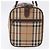 Sac Boston Burberrys Nova Check Canvas Beige Gold Auth 204367 Doré - vue 6