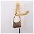 LOUIS VUITTON Monogram Satin Little Boulogne Hand Bag Beige M92143 Auth BA15499A Monogramma - vista 21