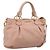 Miu Miu Tote Bag Leder 2-Wege Rosa Goldfarben Auth BA15531 Pink