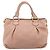 Miu Miu Tote Bag Leder 2-Wege Rosa Goldfarben Auth BA15531 Pink - Ansicht 2