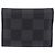 Abotoaduras LOUIS VUITTON Damier Graphite LV Catch Cuffs Metal M80188 Auth BA15541V Prata Damier ebene - vista 2