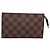 LOUIS VUITTON Damier Ebene Marais Pouch LV Auth 201498A - vista 13
