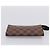 LOUIS VUITTON Damier Ebene Marais Pouch LV Auth 201498A - vista 6