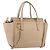Borsa Salvatore Ferragamo Gancini in pelle 2way Beige Gold Auth 203581 D'oro