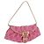 Céline Borsa a tracolla CELINE Paris Macadam Canvas Denim Pink Gold Auth 204045A Rosa D'oro