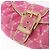 Céline Borsa a tracolla CELINE Paris Macadam Canvas Denim Pink Gold Auth 204045A Rosa D'oro - vista 20