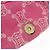 Céline Borsa a tracolla CELINE Paris Macadam Canvas Denim Pink Gold Auth 204045A Rosa D'oro - vista 24