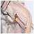 Borsa a mano Miu Miu Vitellolux 2way Pink Gold Auth 204377A Rosa D'oro - vista 22