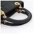 Borsa a mano Christian Dior Canage Canvas Black Gold Auth 204259 Nero D'oro - vista 7