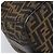 FENDI Zucca Canvas Vanity Handtasche Schwarz Braun Auth 201467 - Ansicht 14