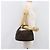 FENDI Zucca Canvas Vanity Handtasche Schwarz Braun Auth 201467 - Ansicht 22