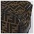 FENDI Zucca Canvas Vanity Handtasche Schwarz Braun Auth 201467 - Ansicht 8