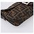 Borsa a tracolla FENDI Zucca Canvas Mamma Baguette Nero Marrone Auth 203886V - vista 15