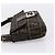 Borsa a tracolla FENDI Zucca Canvas Mamma Baguette Nero Marrone Auth 203886V - vista 3