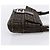 Borsa a tracolla FENDI Zucca Canvas Mamma Baguette Nero Marrone Auth 203886V - vista 4