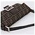 Borsa a tracolla FENDI Zucca Canvas Mamma Baguette Nero Marrone Auth 203886V - vista 6