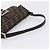 Borsa a tracolla FENDI Zucca Canvas Mamma Baguette Nero Marrone Auth 203886V - vista 7