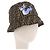 FENDI x FRGMT x POKEMON Bucket Hat Zucca Nylon Brown Blue Auth 167597SM Braun Blau