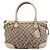 Borsa GUCCI GG Canvas Sukey 2way Beige Gold 247902 Auth 201493 D'oro - vista 13