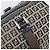 Borsa Boston FENDI Zucchino Canvas Navy Silver Auth 203884 Argento Blu navy - vista 10