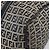 Borsa Boston FENDI Zucchino Canvas Navy Silver Auth 203884 Argento Blu navy - vista 16