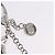 LOUIS VUITTON Bijoux Sack Baxter Charm Metal Silver M65178 LV Auth ar14252V Argento - vista 10