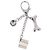 LOUIS VUITTON Bijoux Sack Baxter Charm Metal Silver M65178 LV Auth ar14252V Argento - vista 13