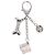 LOUIS VUITTON Bijoux Sack Baxter Charm Metal Silver M65178 LV Auth ar14252V Argento - vista 2