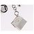 LOUIS VUITTON Bijoux Sack Baxter Charm Metal Silver M65178 LV Auth ar14252V Argento - vista 3
