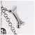 LOUIS VUITTON Bijoux Sack Baxter Charm Metal Silver M65178 LV Auth ar14252V Argento - vista 5