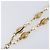 CHANEL Perlenkette Metall Gold White CC Auth 201532 Weiß Golden - Ansicht 5