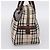 BURBERRY Nova Check Handtasche Canvas Beige Silver Auth 205173 Silber - Ansicht 4