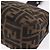 Borsa a tracolla FENDI Zucca Canvas Mamma Baguette Marrone Nero Auth 204131V - vista 16