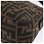 Borsa a tracolla FENDI Zucca Canvas Mamma Baguette Marrone Nero Auth 204131V - vista 18