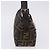 Borsa a tracolla FENDI Zucca Canvas Mamma Baguette Marrone Nero Auth 204131V - vista 4