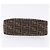 Borsa a tracolla FENDI Zucca Canvas Mamma Baguette Marrone Nero Auth 204131V - vista 5