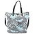 Saco Tote PRADA Nylon 2way Azul Claro Prata Auth 201271A - vista 13