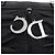 Christian Dior Carreo Hand Bag Leather Black Silver Auth am12602SAM Silvery - view 20