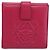 Cartera LOEWE Bifold de cuero Rosa Oro Auth 204222A Dorado - vista 13