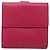 Cartera LOEWE Bifold de cuero Rosa Oro Auth 204222A Dorado - vista 2