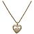Collana Christian Dior Metallo Tono Oro Auth 203715