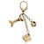 LOUIS VUITTON Bijoux Sack Baxter Charm Metal Gold Tone M65177 LV Auth ar14253V - vista 13
