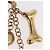 LOUIS VUITTON Bijoux Sack Baxter Charm Metal Gold Tone M65177 LV Auth ar14253V - vista 9
