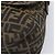 Borsa a tracolla FENDI Zucca Canvas Mamma Baguette Nero Marrone Auth 204132V - vista 14